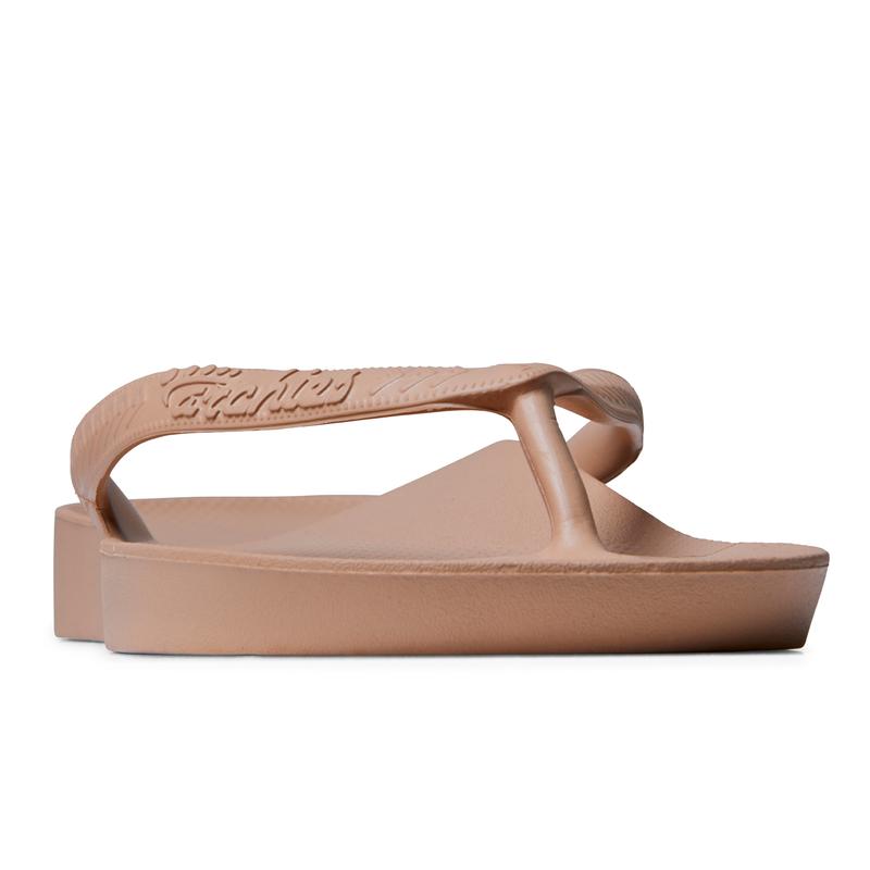Archie's Arch Support Thongs - Khaki