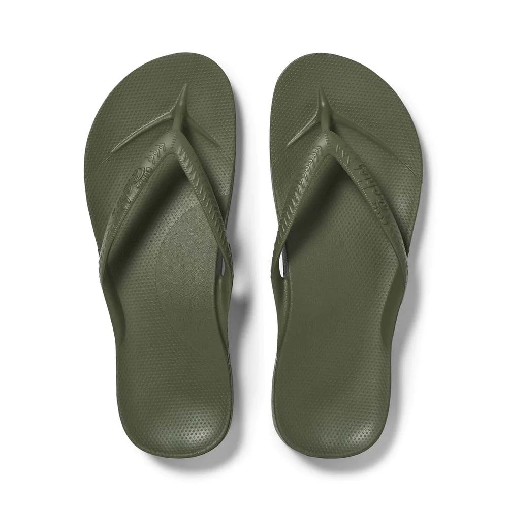 Archies -  Khaki Arch Support Thongs
