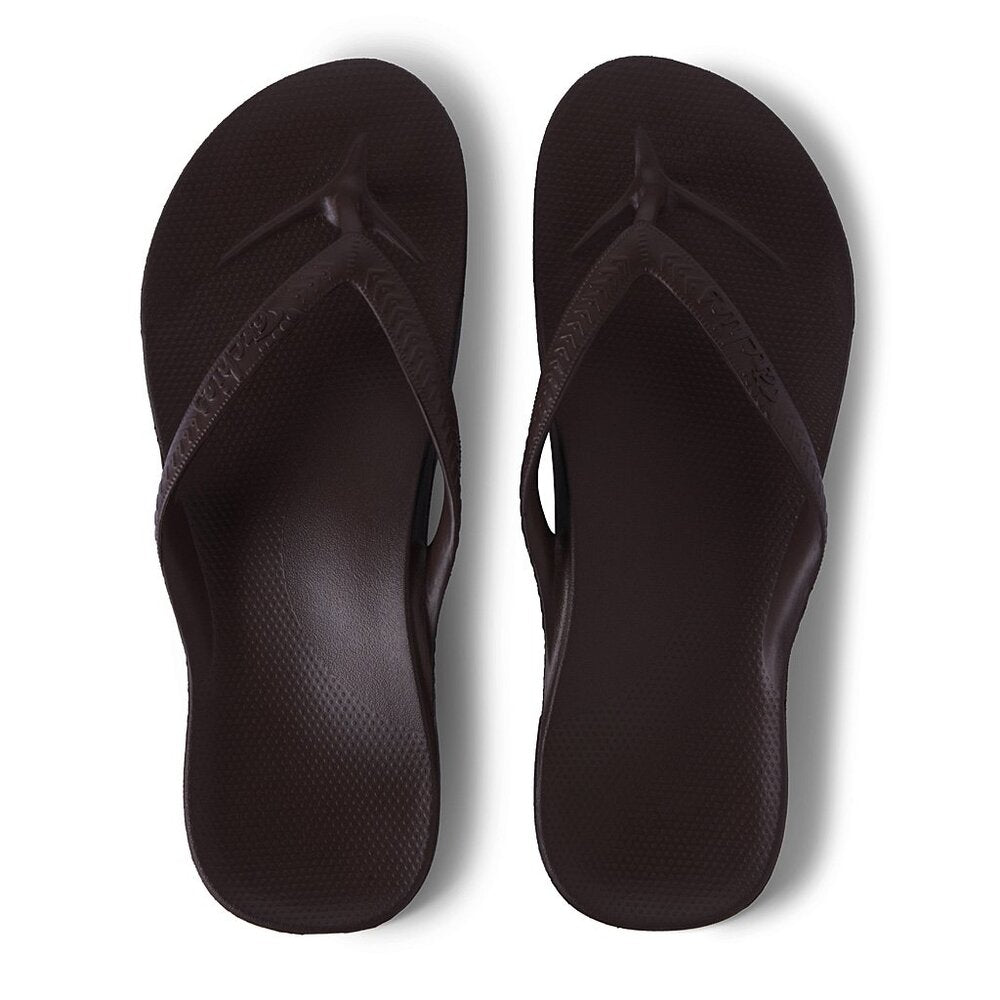 Archies - Brown Arch Support Thongs