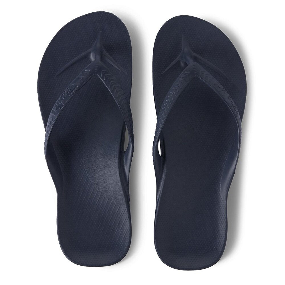 Archies -  Navy Arch Support Thongs