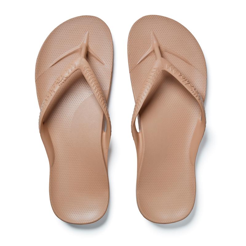 Archies - Tan Arch Support Thongs – The Podiatry Place @ Henley