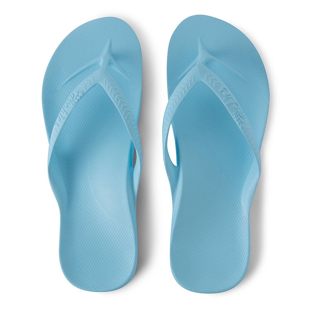 Archies - Sky Blue Arch Support Thongs - The Podiatry Place @ Henley