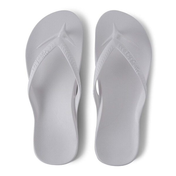 Archies - White Arch Support Thongs - The Podiatry Place @ Henley