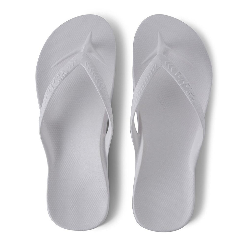 Archies - White Arch Support Thongs - The Podiatry Place @ Henley