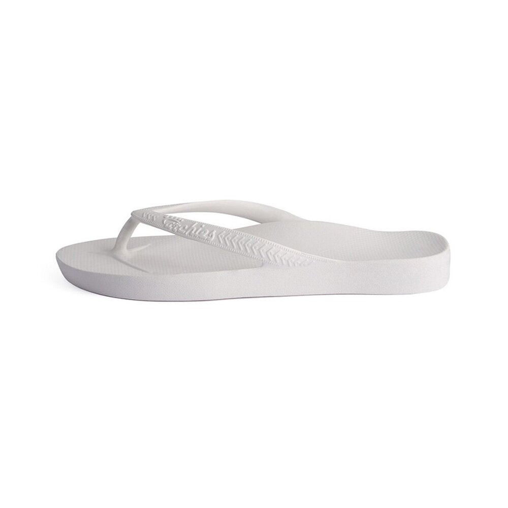 Archies - White Arch Support Thongs - The Podiatry Place @ Henley