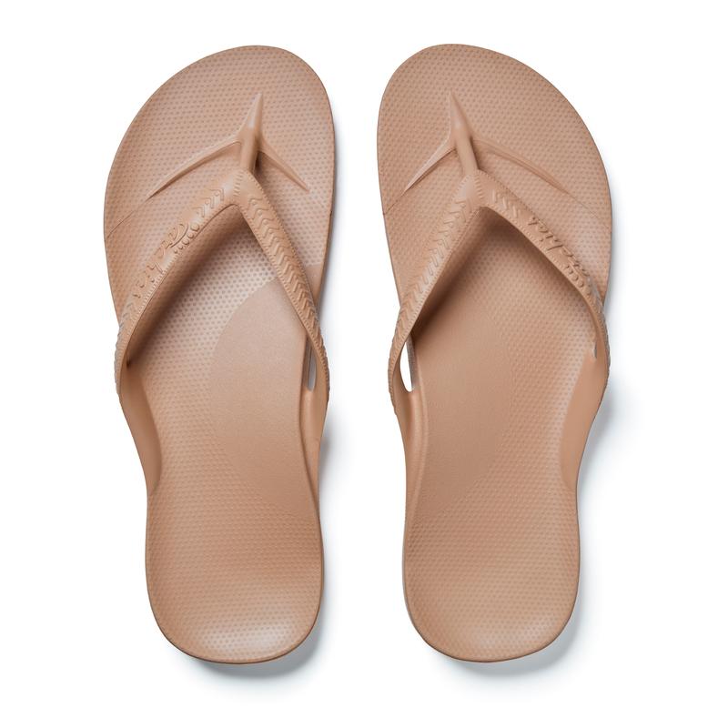Archies - Tan Arch Support Thongs - The Podiatry Place @ Henley