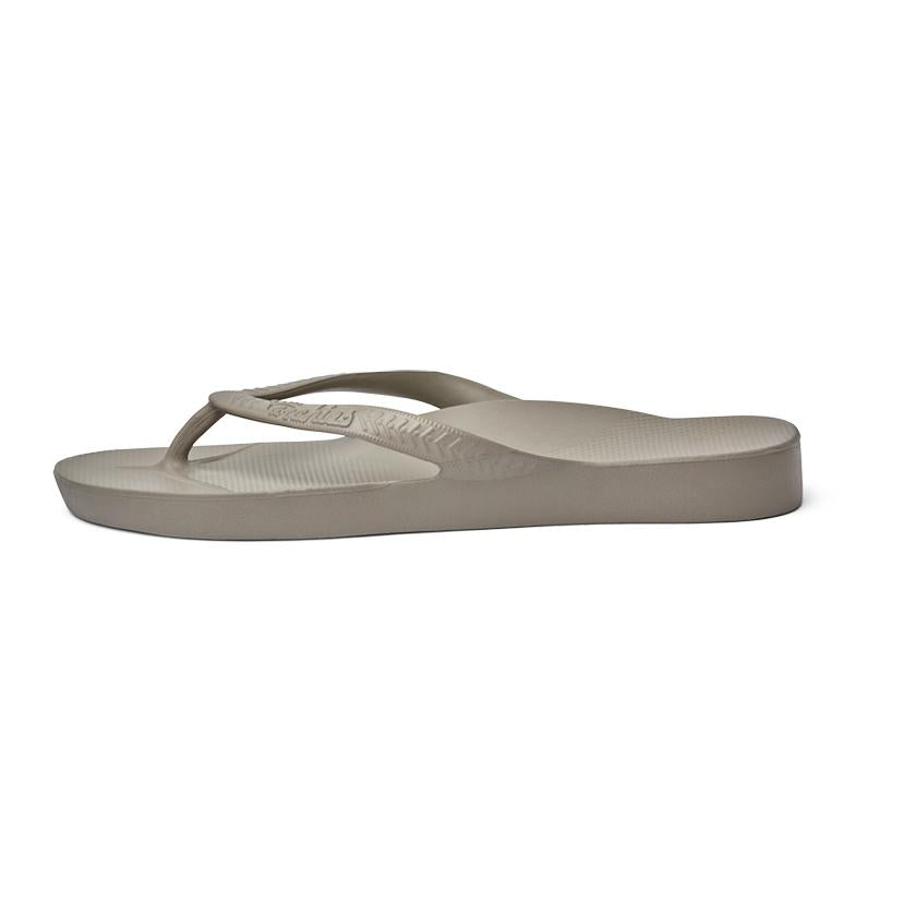 Archies -  Taupe Arch Support Thongs - The Podiatry Place @ Henley