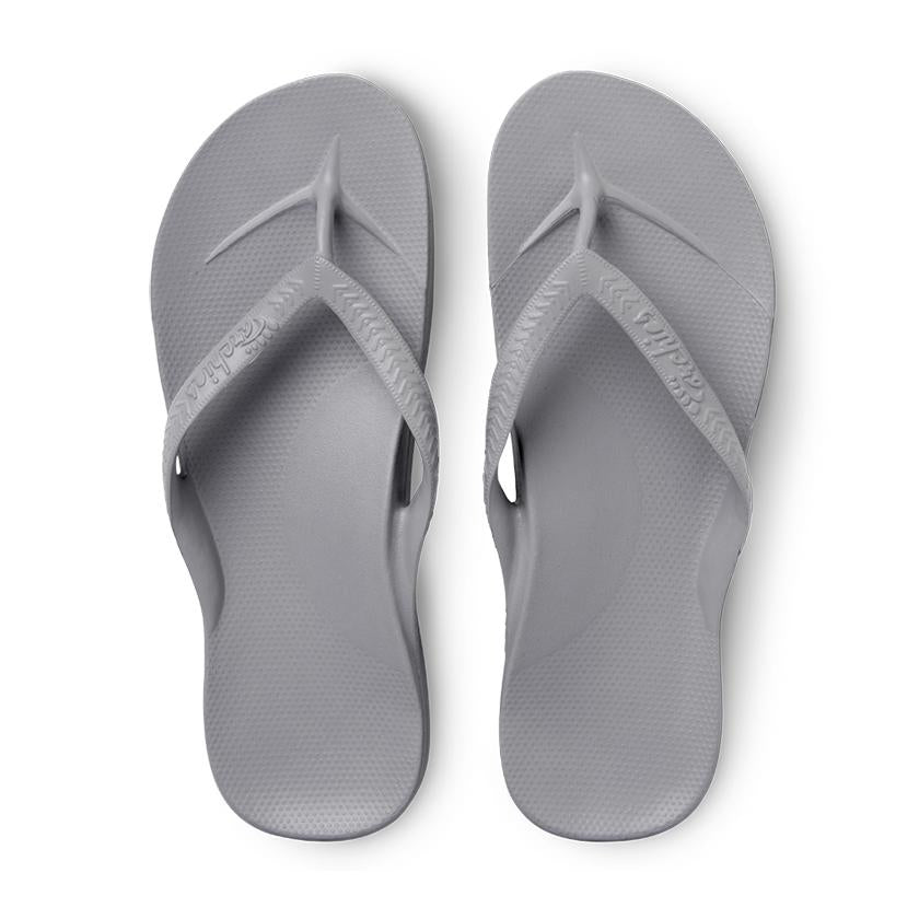 Archies - Grey Arch Support Thongs - The Podiatry Place @ Henley