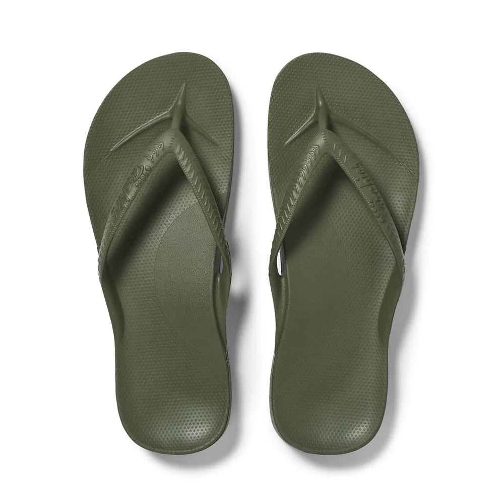 Archies - Khaki Arch Support Thongs - The Podiatry Place @ Henley