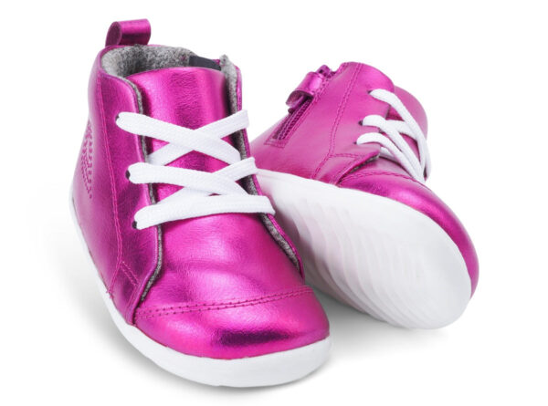 BOBUX Step up Alley-Oop Rasberry Metallic - The Podiatry Place @ Henley