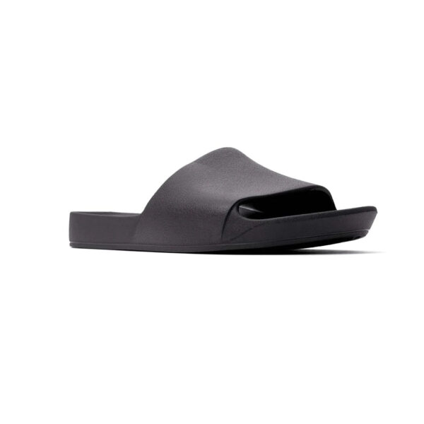 Archies - Arch Support Slides - Black - The Podiatry Place @ Henley