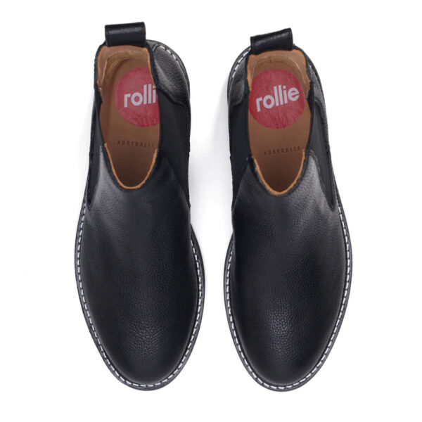 ROLLIE Chelsea Rise Black Tumble - The Podiatry Place @ Henley