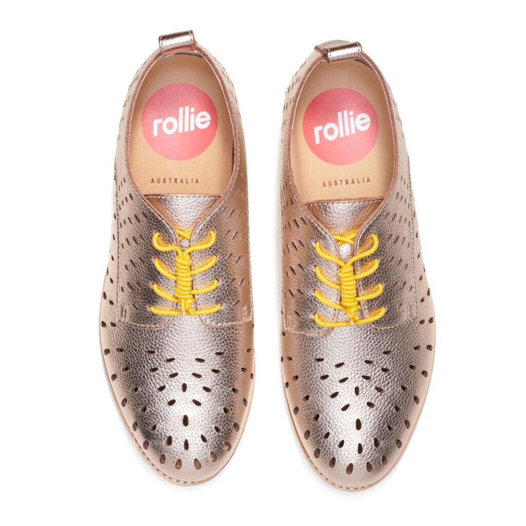 ROLLIE Derby Lazer Rose Gold - The Podiatry Place @ Henley