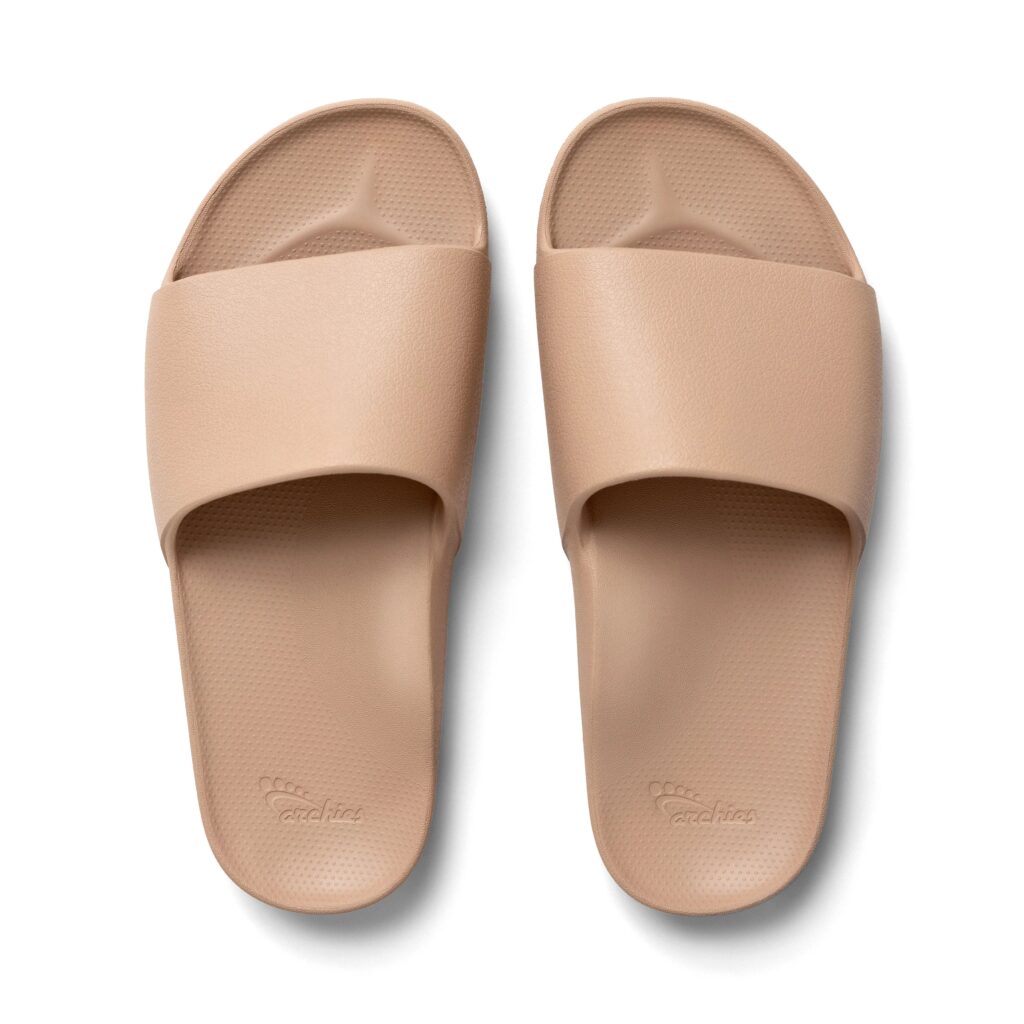 Archies - Arch Support Slides - Tan - The Podiatry Place @ Henley