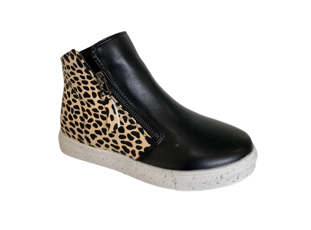 SUREFIT Lucy Leopard Black - The Podiatry Place @ Henley