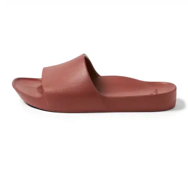 Archies – Arch Support Slides – Sangria Red - The Podiatry Place @ Henley