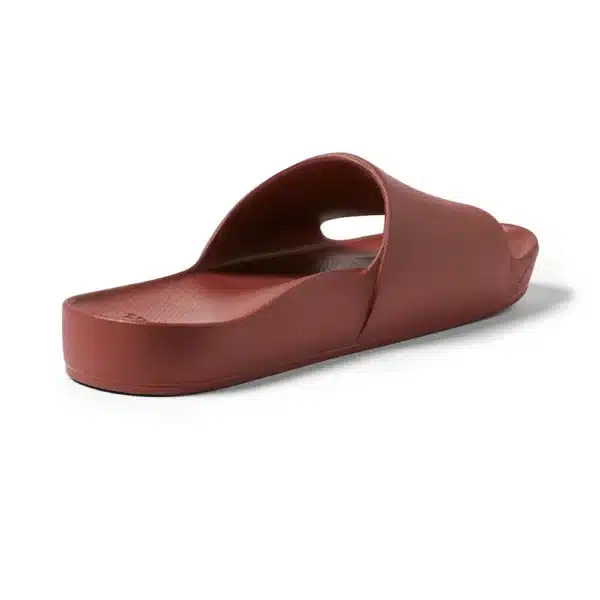 Archies – Arch Support Slides – Sangria Red - The Podiatry Place @ Henley