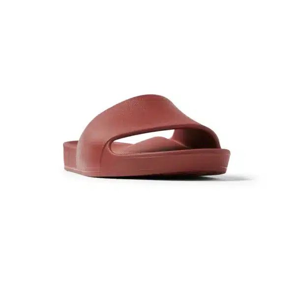 Archies – Arch Support Slides – Sangria Red - The Podiatry Place @ Henley