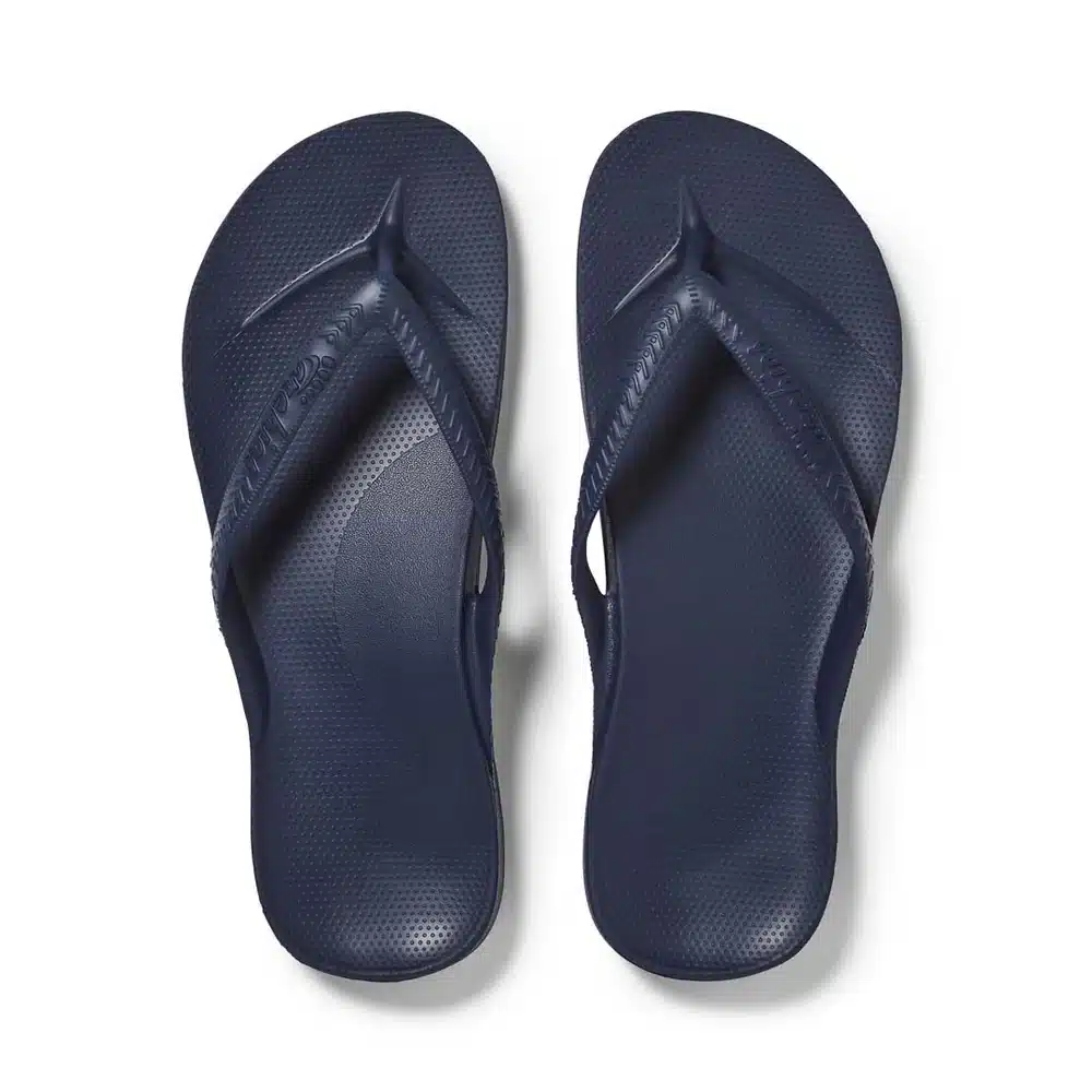 Archies - Navy Arch Support Thongs - The Podiatry Place @ Henley