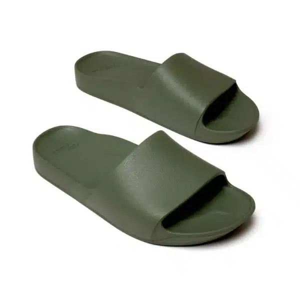 Archies – Arch Support Slides – Khaki - The Podiatry Place @ Henley