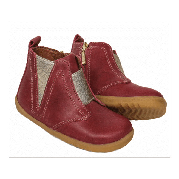 Bobux Step Up Signet Boot Sherbet - The Podiatry Place @ Henley